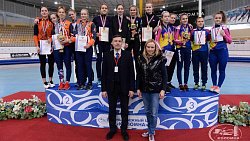 Южноуральские спортсменки завоевали золото в эстафете на чемпионате России по шорт‑треку