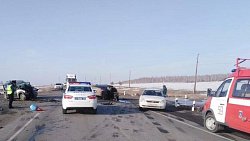 На трассе в Челябинской области при столкновении авто погибли четыре человека