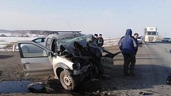 На трассе в Челябинской области при столкновении авто погибли четыре человека