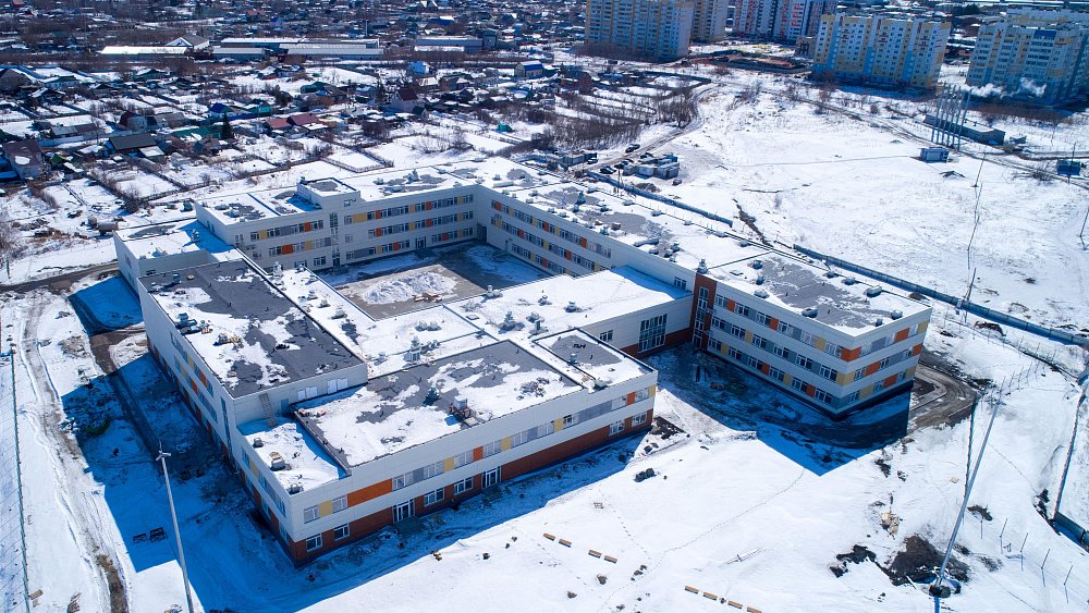 Первый раз в 1‑й класс: в Копейске завершается строительство новой школы на 1000 мест