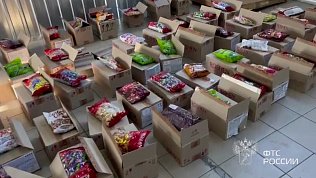 Челябинские таможенники опубликовали видео контрабандных конфет из Украины