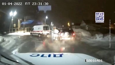 Погоня за пьяным нарушителем в Симе