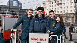 В Челябинске прошла выставка спасательной техники