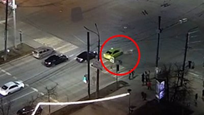 Видео ДТП с пешеходами в Челябинске