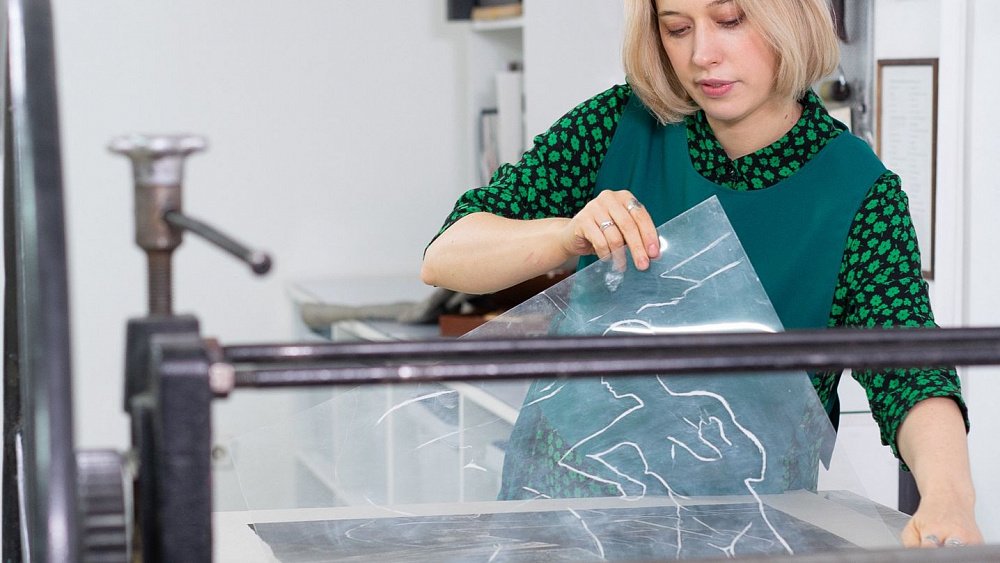 В Челябинске откроется выставка художницы-линографиста Ольги Гражданкиной