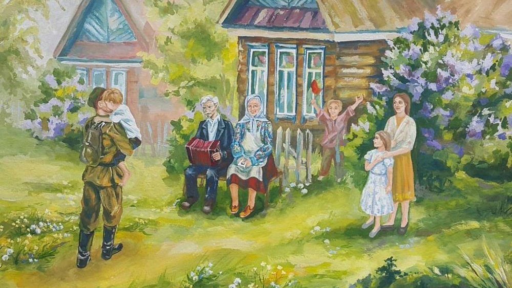 Рисунок магнитогорской школьницы появится на почтовой открытке ко Дню Победы