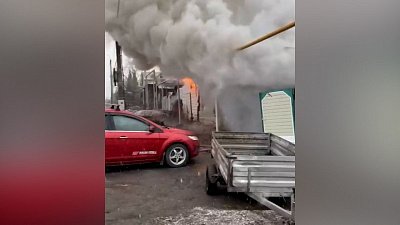 В Верхнем Уфалее семья с ребенком осталась на улице из-за пожара