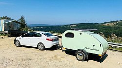 Супруги из Челябинска создали трейлер‑фисташку для путешествий