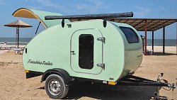 Супруги из Челябинска создали трейлер‑фисташку для путешествий