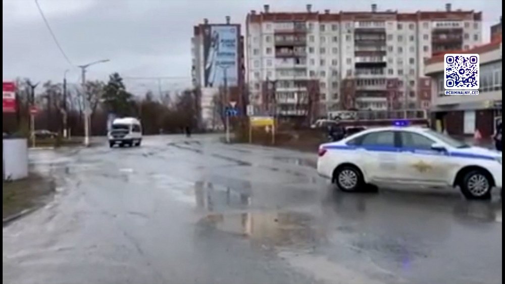 У маршрутки повредился газовый баллон