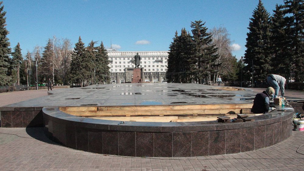 В Челябинске светомузыкальный фонтан запустят к 1 мая