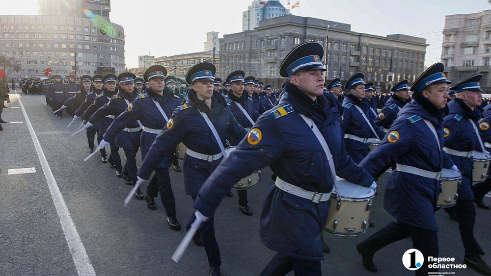 В центре Челябинска прошла первая репетиция празднования 9 Мая