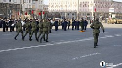 В центре Челябинска прошла первая репетиция празднования 9 Мая
