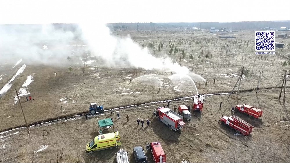 В Снежинске прошли учения пожарных
