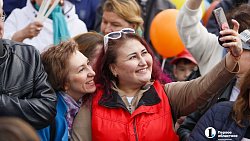 В Челябинске прошел первомайский митинг-концерт