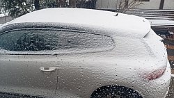 В горах Челябинской области выпал снег