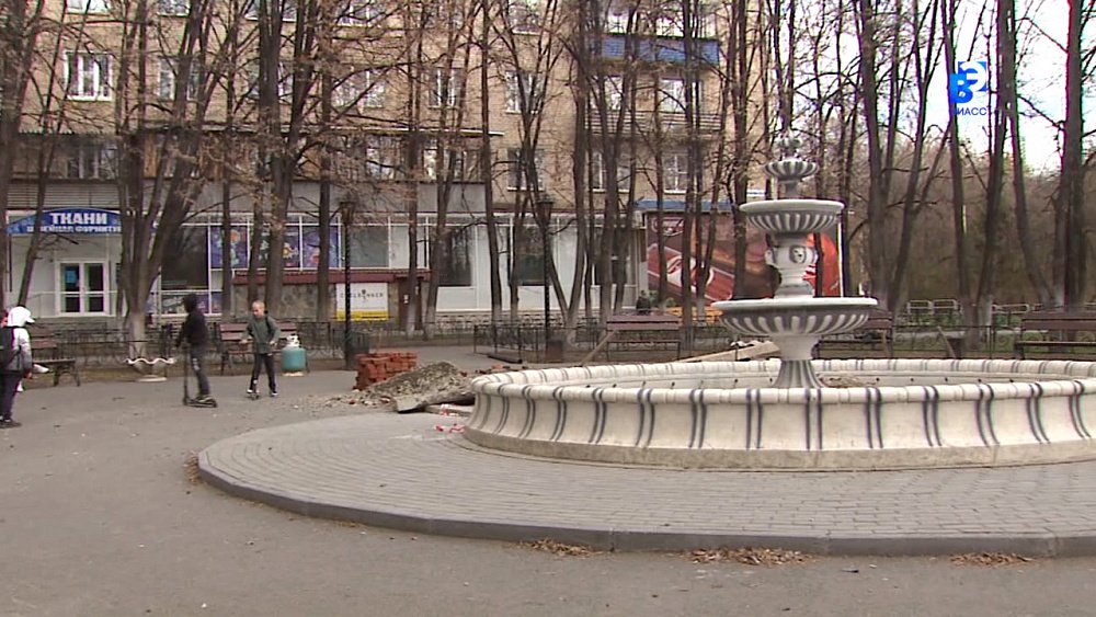 Фонтан на Макеева готовят к запуску