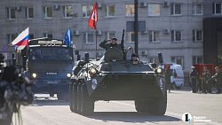В Челябинске прошла генеральная репетиция построения войск на 9 Мая