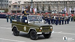 В Челябинске прошел торжественный парад в честь Дня Победы