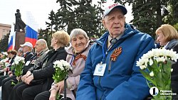 В Челябинске прошел торжественный парад в честь Дня Победы