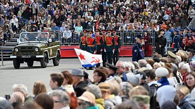 В Челябинске прошел торжественный парад в честь Дня Победы