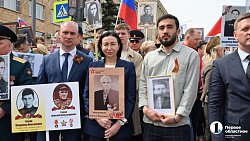 Более ста тысяч челябинцев приняли участие в шествии Бессмертного полка