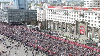 По улицам Челябинска прошел «Бессмертный полк»