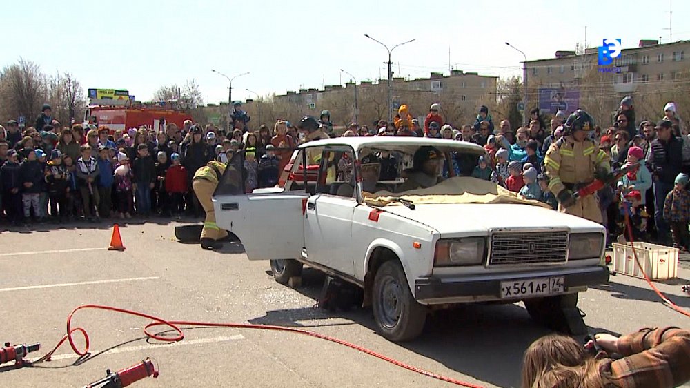 В Миассе отметили день пожарной охраны