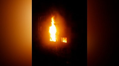 Видео пожара в челябинской больнице