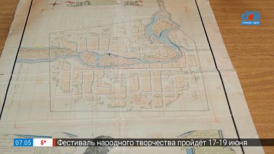 Карта крепости Челяба в рубрике «История одного документа»