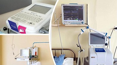 Больницу Челябинской области оборудовали отечественными аппаратами ИВЛ и дефибрилляторами