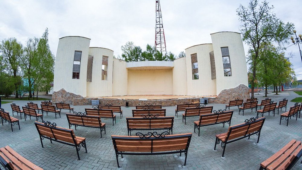 В горсаду им. Пушкина отремонтировали летнюю сцену