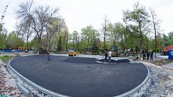 В горсаду им. Пушкина отремонтировали летнюю сцену