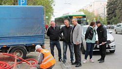В Челябинске благоустройство пешеходной зоны на улице Свободы идет с опережением графика