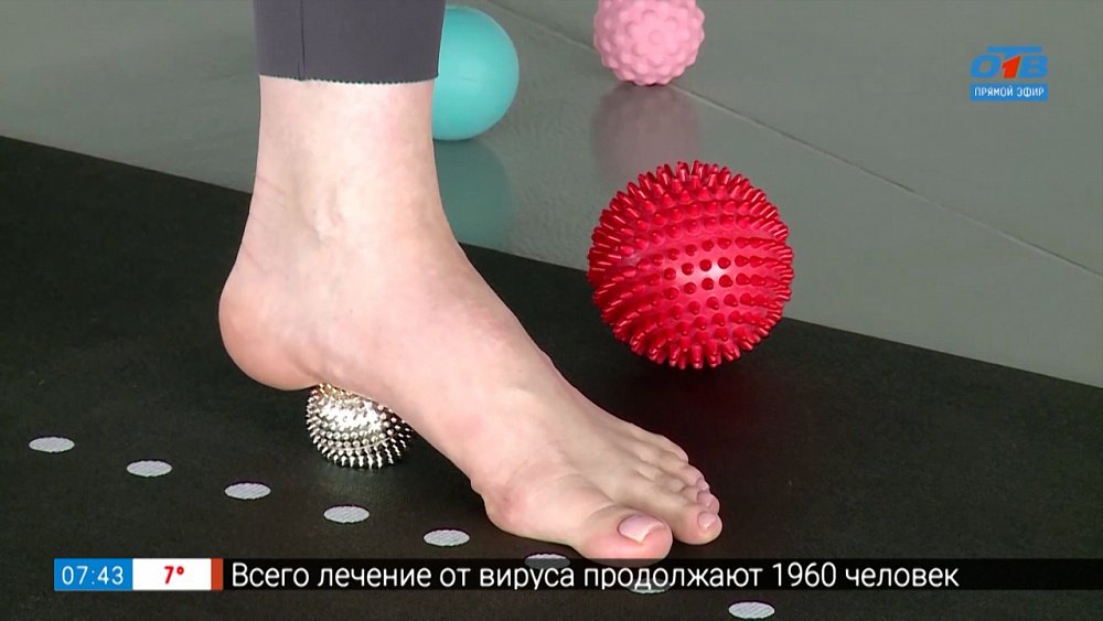 Здоровые ноги в сюжете «Зарядка для стопы»