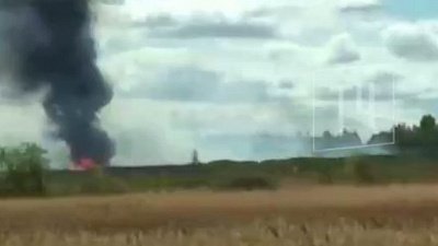 В Челябинске пламя охватило старые овощные теплицы