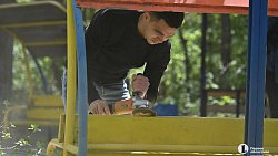 В Челябинском бору волонтеры начали благоустройство тропы пенсионеров