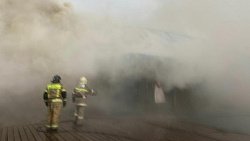 На базе отдыха в Зюраткуле сгорела столовая