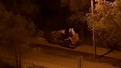 Очевидцы засняли, как подростки в Магнитогорске катаются на дорожном катке