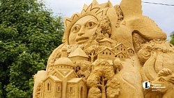 В Челябинске открылся парк скульптур из песка