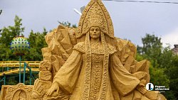 В Челябинске открылся парк скульптур из песка