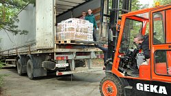 Ракетный центр Макеева отправил рекордную партию гуманитарной помощи на Донбасс