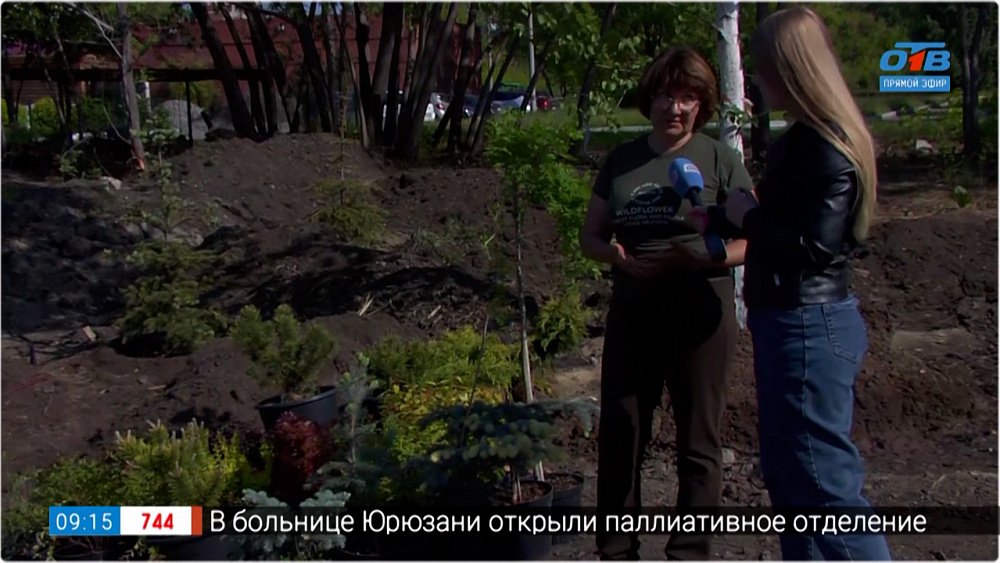 Сквер «Театральный» в прямом включении Сквер «Театральный» в прямом включении