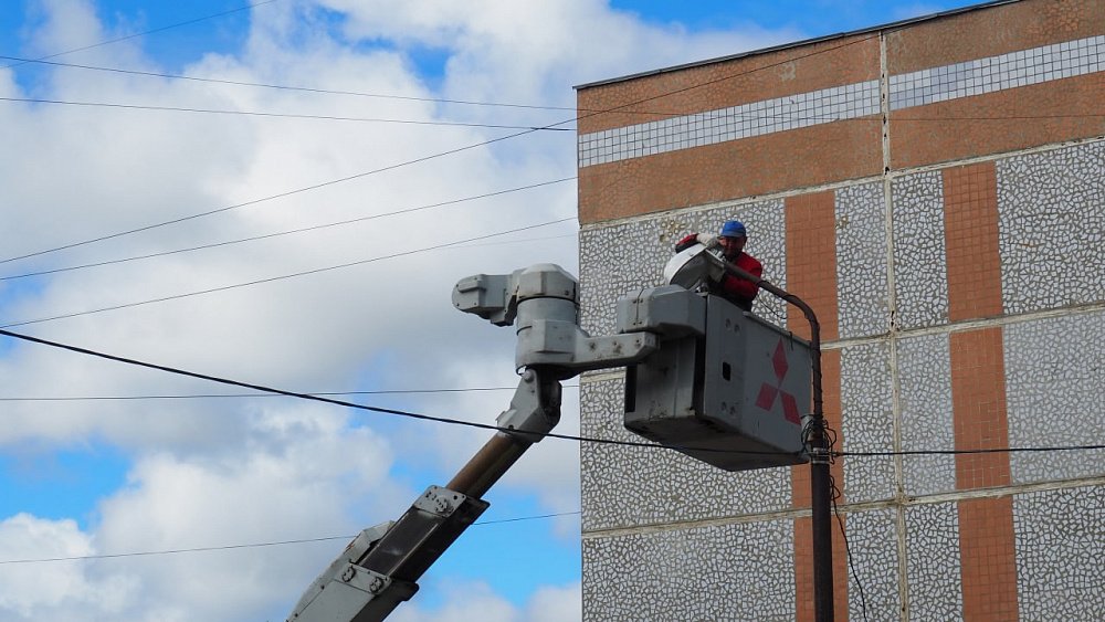 В Трехгорном установили более 1,5 тысячи умных фонарей на улицах города