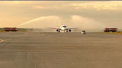 В Челябинском аэропорту встретили первый рейс из Стамбула