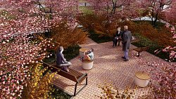 Челябинцам представили проект благоустройства сквера в Металлургическом районе