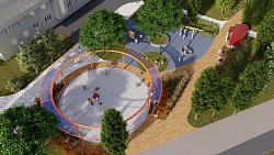 Челябинцам представили проект благоустройства сквера в Металлургическом районе