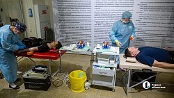 Доноры Челябинска сдали кровь в Историческом музее Южного Урала