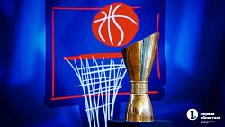 Андрей Зубков презентовал чемпионский кубок юным баскетболистам