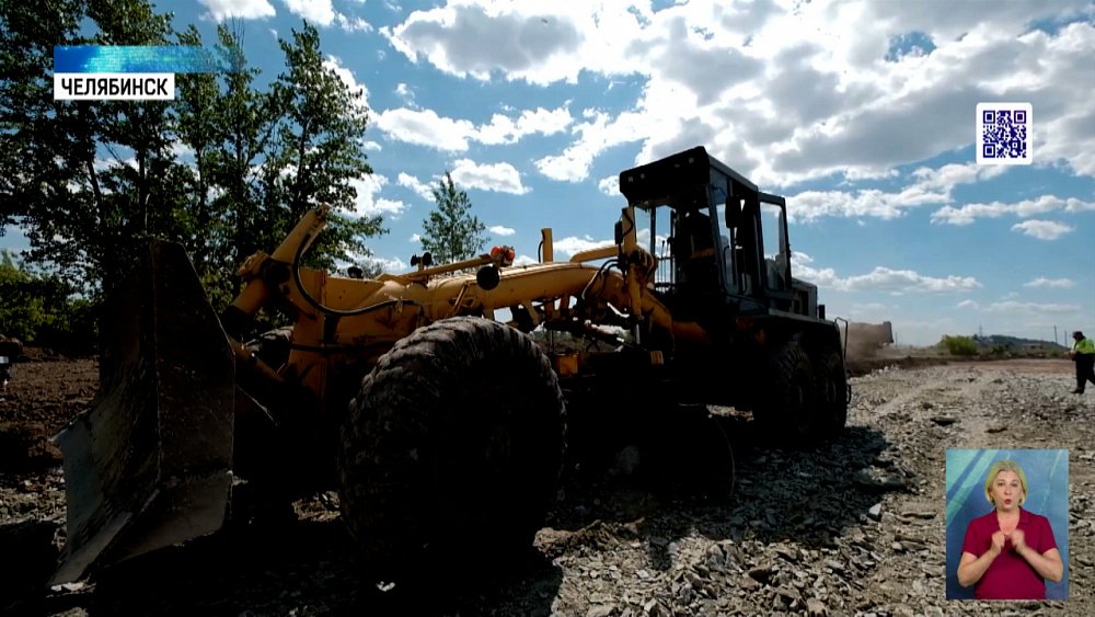 Котова проверила стройку «Трассы-74»